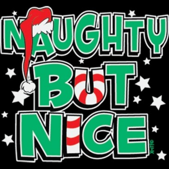 Bella Canvas Naughty But Nice Holiday T-Shirt - Picture 2 of 2